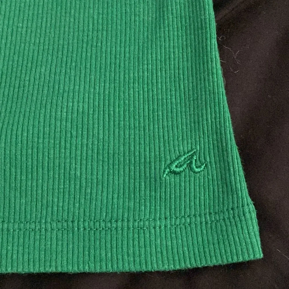 Like new Active Basic Ribbed Racerback Forest Green Tank - Picture 3 of 10
